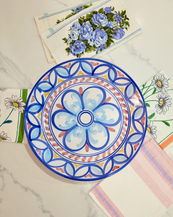 Large Hand Painted Vietri Plate