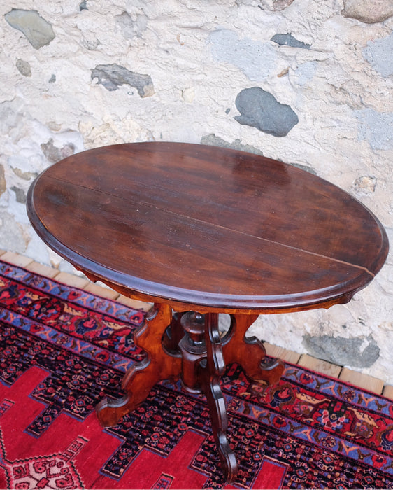 Antique Oval Accent Table