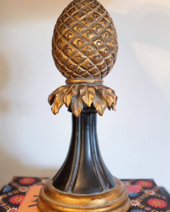 Black and Gold Pineapple Lamp