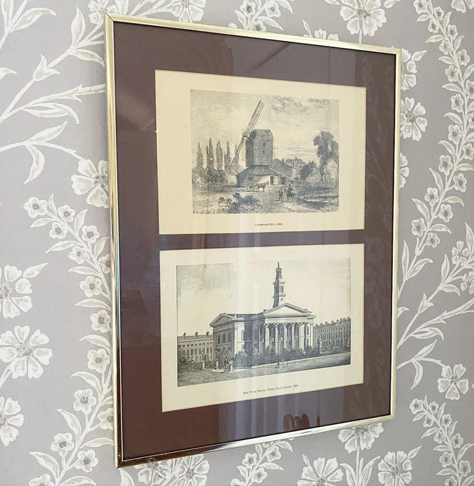 Pair of Facsimiles of Prints 'Scenes from the Past’