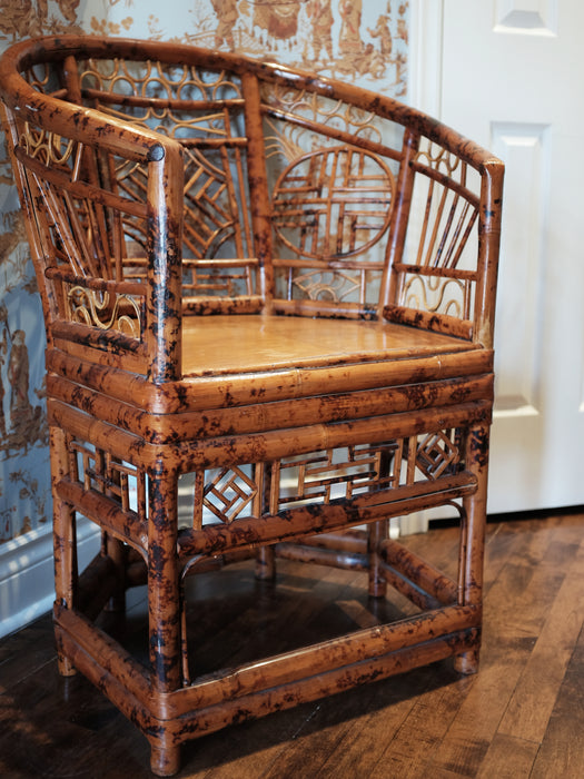 Burnt Bamboo Chippendale Brighton Chair
