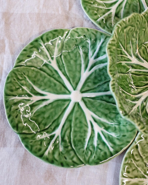 Bordallo Pinheiro Cabbage Plates & Bowl