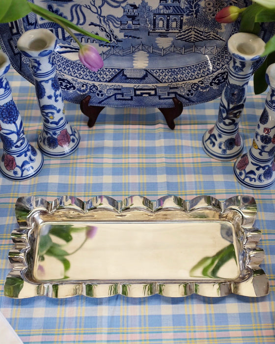 Silver Scallop Serving Tray