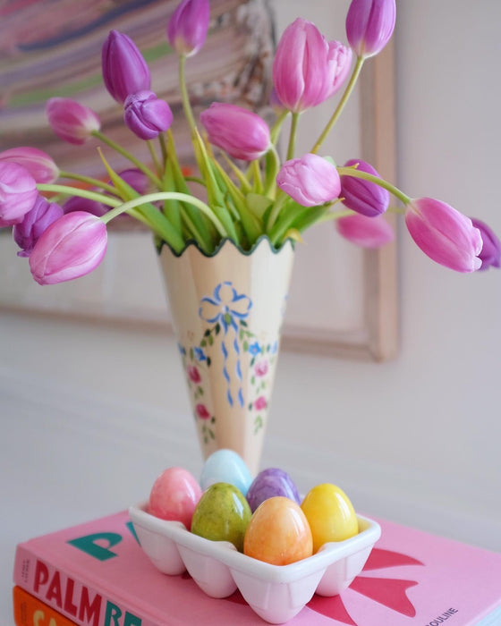 Italian Alabaster Easter Egg Set