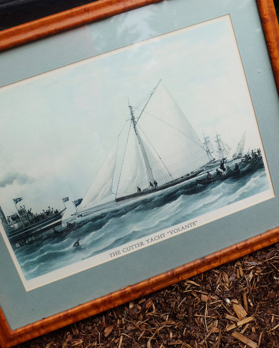 The Cutter Yacht "Volante" Print