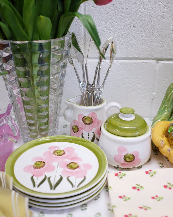 Set Pink & Green Portuguese Ceramics