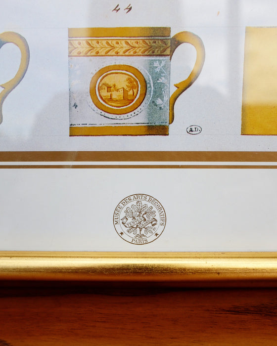 Musée des Arts Décoratifs Tea Cup Prints