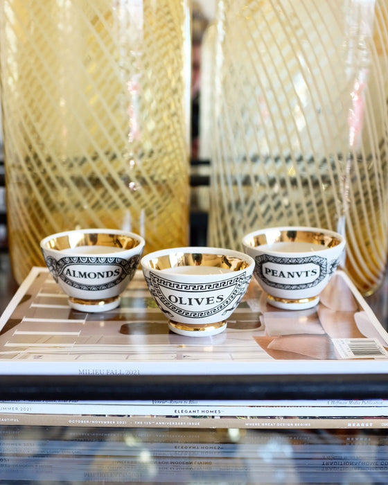 Set of 6 Fornasetti Snack Bowls