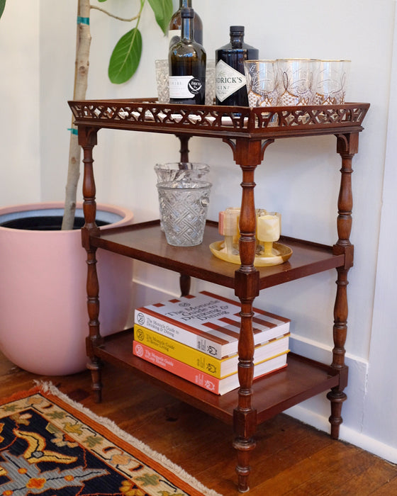 Small Fretwork Side Table