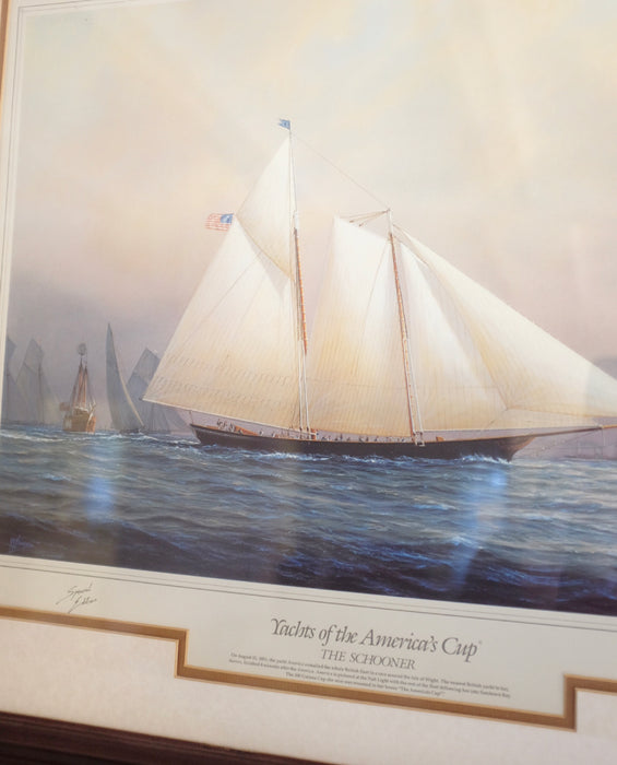 Yachts of the America’s Cup The Schooner Special Edition Print