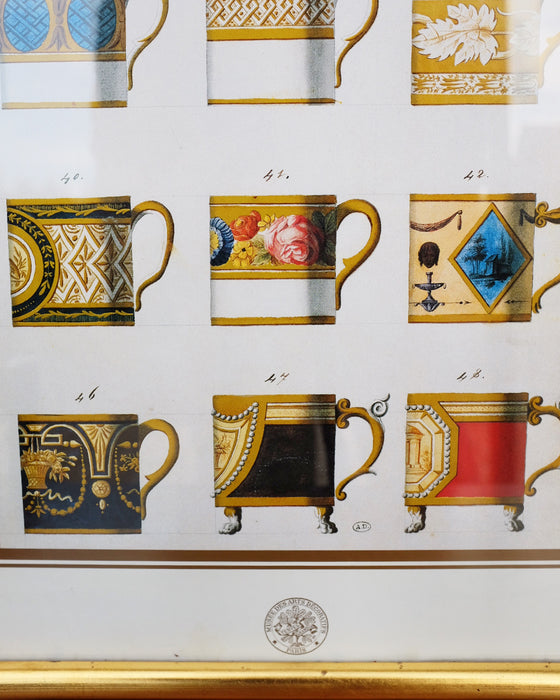 Musée des Arts Décoratifs Tea Cup Prints