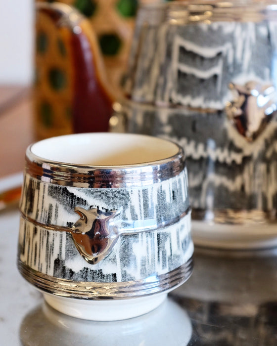 Arthur Wood Silver Shield English Bone China Tea Set