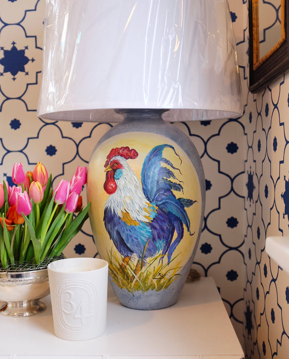 Large Rooster Lamp